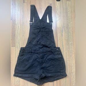 PacSun Black Denim Overalls